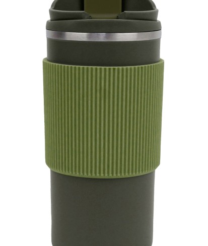 TELEIOS - Double Wall Corporate Tumbler with Silicon Grip